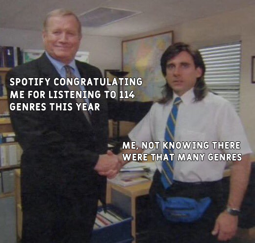 MckagueJustin's tweet photo. spotify wrapped moment https://t.co/CL4F2wZZ9h
