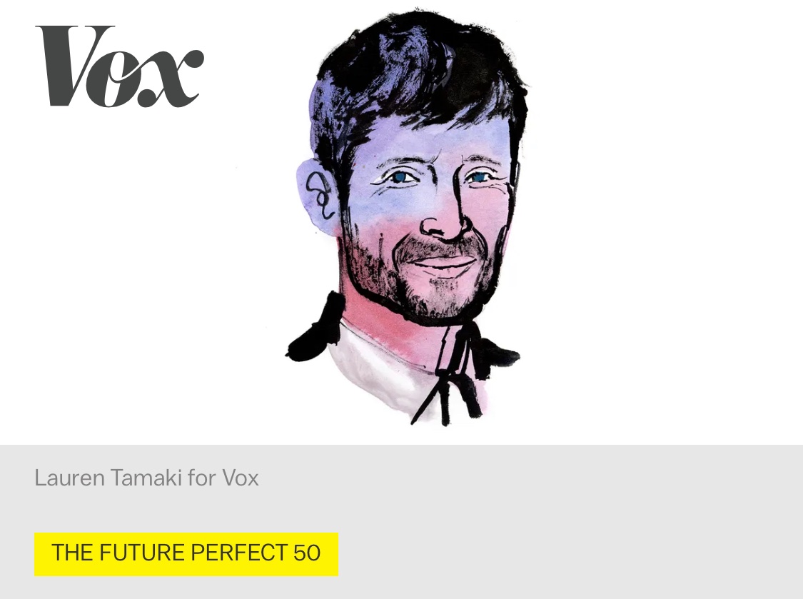 I’ve been selected for @voxdotcom’s 2023 #FuturePerfect50, a list of scientists, thinkers, scholars, writers, and activists building a more perfect future: vox.com/23896208/robin…