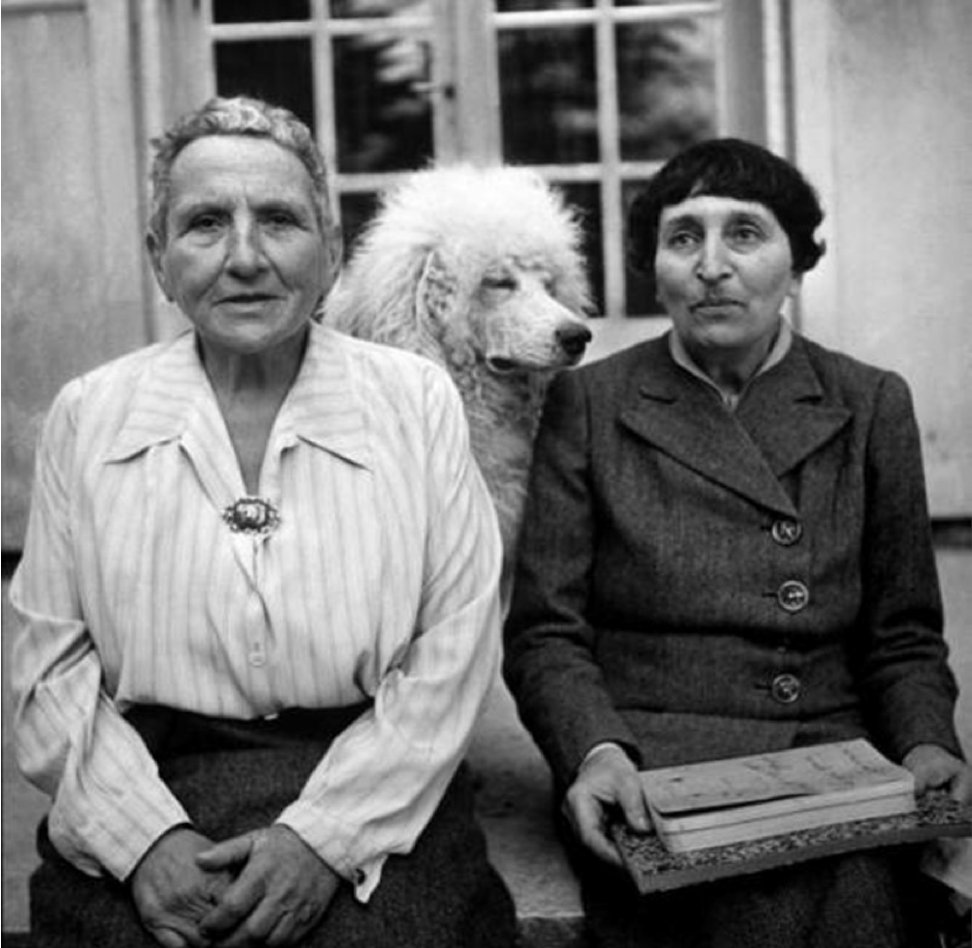 Talking about my work-in-progress on Gertrude Stein today at 12pm EST, at the @RadInstitute and on Zoom. Glad of a chance to put this image on a Powerpoint radcliffe.harvard.edu/event/2023-fra…