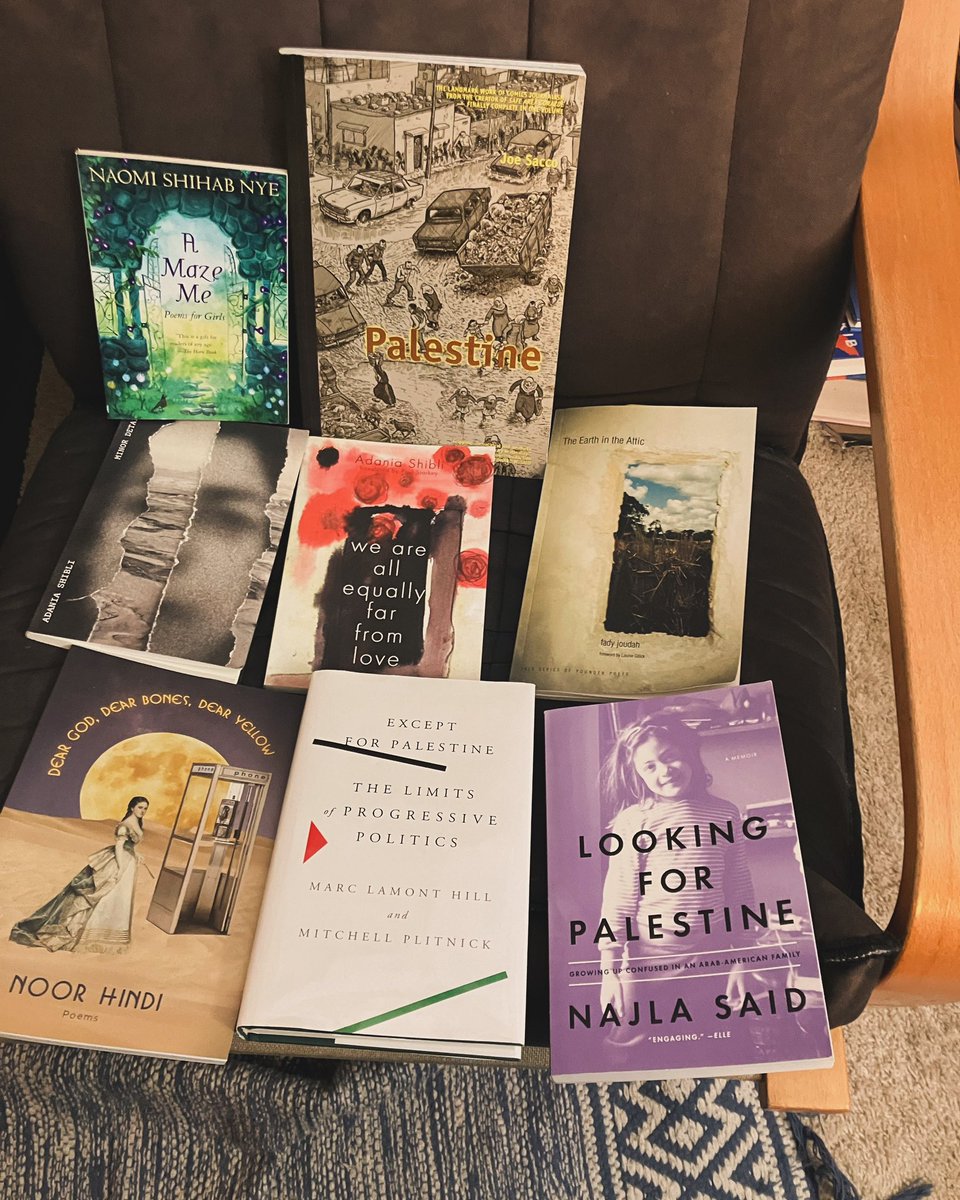 lopabasu's tweet photo. Prep for Read Palestine Week November 29- December 5 https://t.co/pzCRKrzeco
