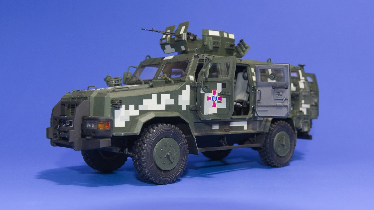 garys_stuff's tweet image. Finished the superb #ICMmodels kit of the #Kozak MRAP in 1/35th at last! #modelkit #plastickit #UkraineRussiaWar #UkrainianArmy #ukraine