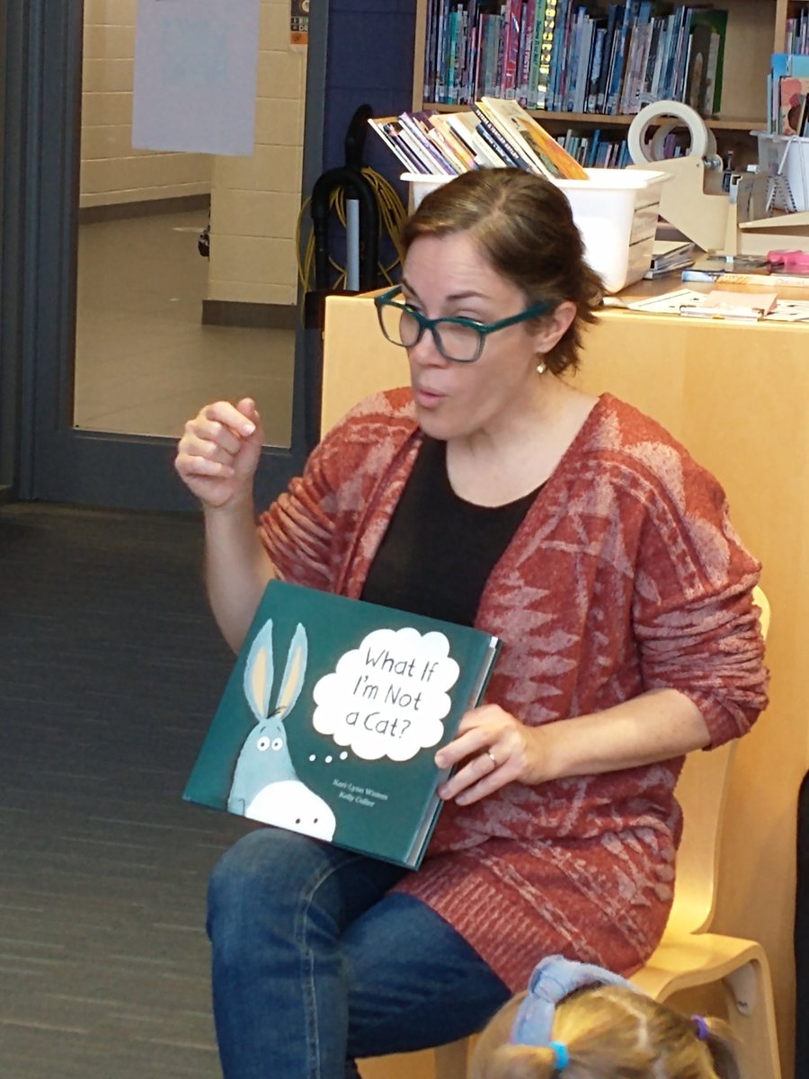 Readergirl4's tweet photo. #Checkout this cool new #read by @KariLynnWinters #KellyCollier from @KidsCanPress #WhatIfImNotACat? #educators are loving this story! #wordbuilding #inclusive #humour #Donkey #cats @llc_st @mrslyonslibrary @amusebook @LibrarySisti @WilshireLibrary @CANSCAIP @kidsbookcentre https://t.co/0BPN1MbYul