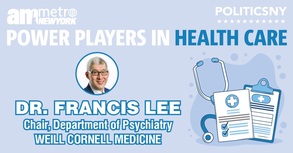 I am honored to be named one of the Power Players in Health Care by @amNewYork and @PoliticsNYnews. I am incredibly grateful for my team and the @WeillCornell community for helping to bring this honor to me as well as to the institution. bit.ly/3Tain7s
