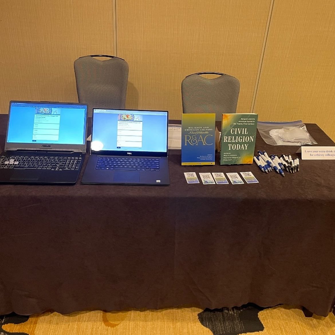 csraac's tweet photo. Thank you too all those who came to our AAR/SBL reception!
Swipe to see some photos.
If you were there or see yourself drop a comment!
#aarsbl23 #csraac #csraacataarsbl #religionandamericanculture #raac https://t.co/ExwelRvXd9