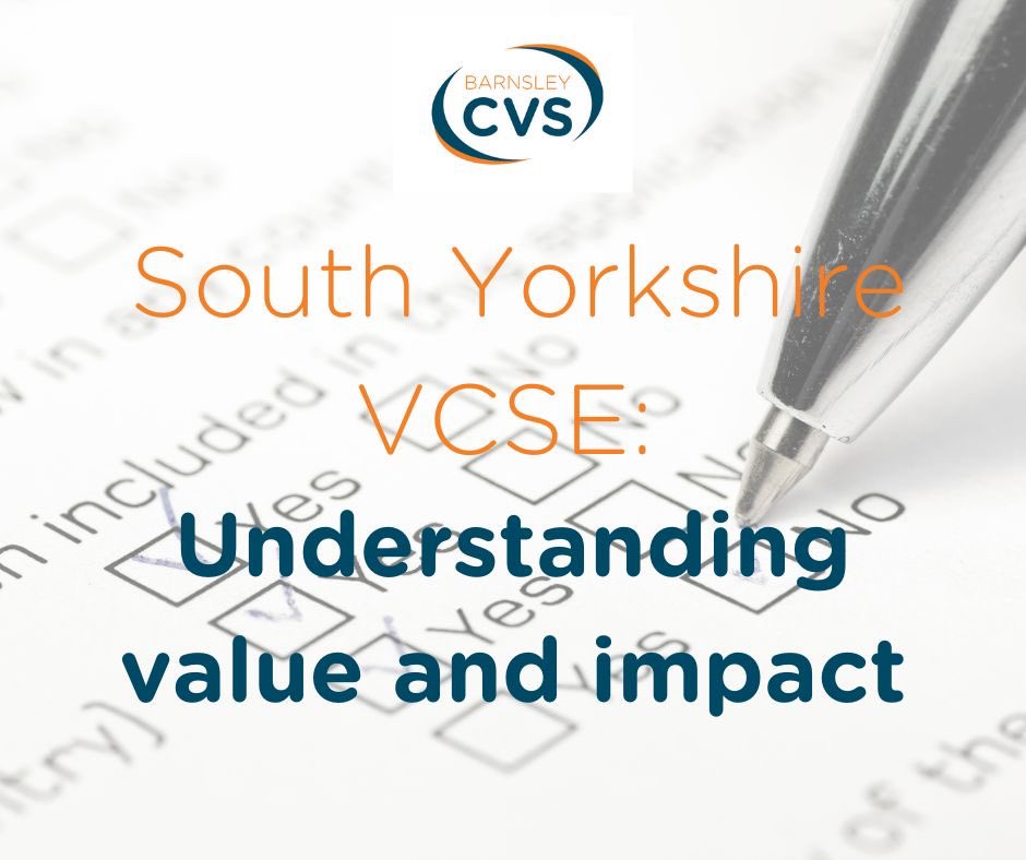 🕑There is ONE DAY left to complete the value and impact survey!🕑 We are gathering information direct from organisations. Please take part in our online surgery to help us capture the Value and Impact of the voluntary sector in Barnsley. cresrsurvey.shu.ac.uk/snapwebhost/s.…