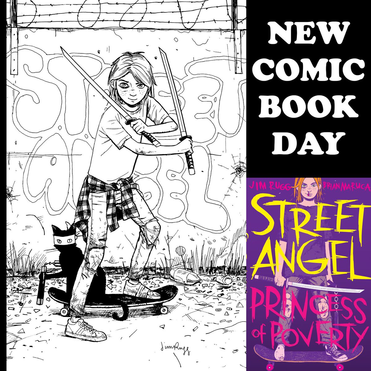 Street Angel Princess of Poverty from @ImageComics is in comic book shops and bookstores today! #NCBD