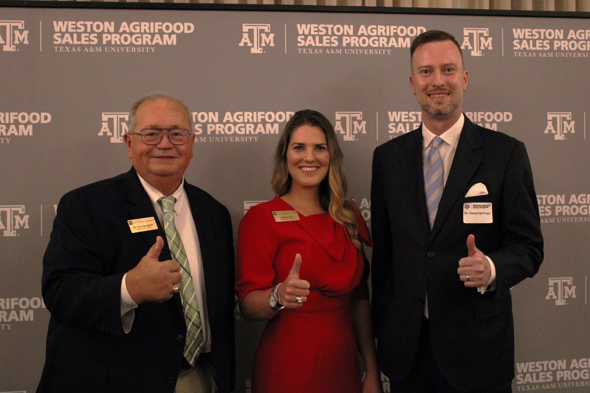 Really enjoyed the Awards Banquet for the Weston Agrifood Sales Program <a href="/ageconomics/">Texas A&M Department of Agricultural Economics</a> early this month. Some great networking between faculty, our students and industry stakeholders. Congratulations to our award winners and looking forward to the next banquet!
