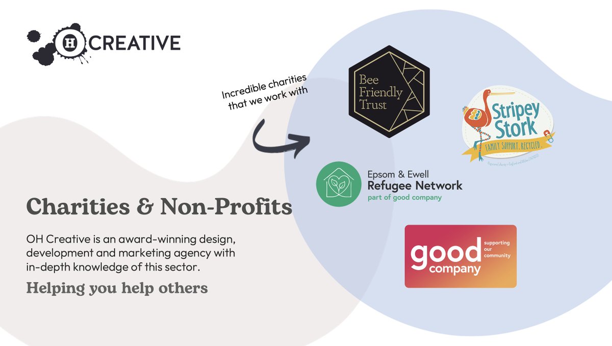 OHCWebDesign's tweet image. Are you a #charity or #non-profit that needs #design, #development and #marketing support? Our team has a wealth of experience in this sector and we know how to help you cut through the noise. 
ohcreative.co.uk/branding-desig…
#Surrey #DesignAgency #Dorking #Guildford #Reigate #Epsom