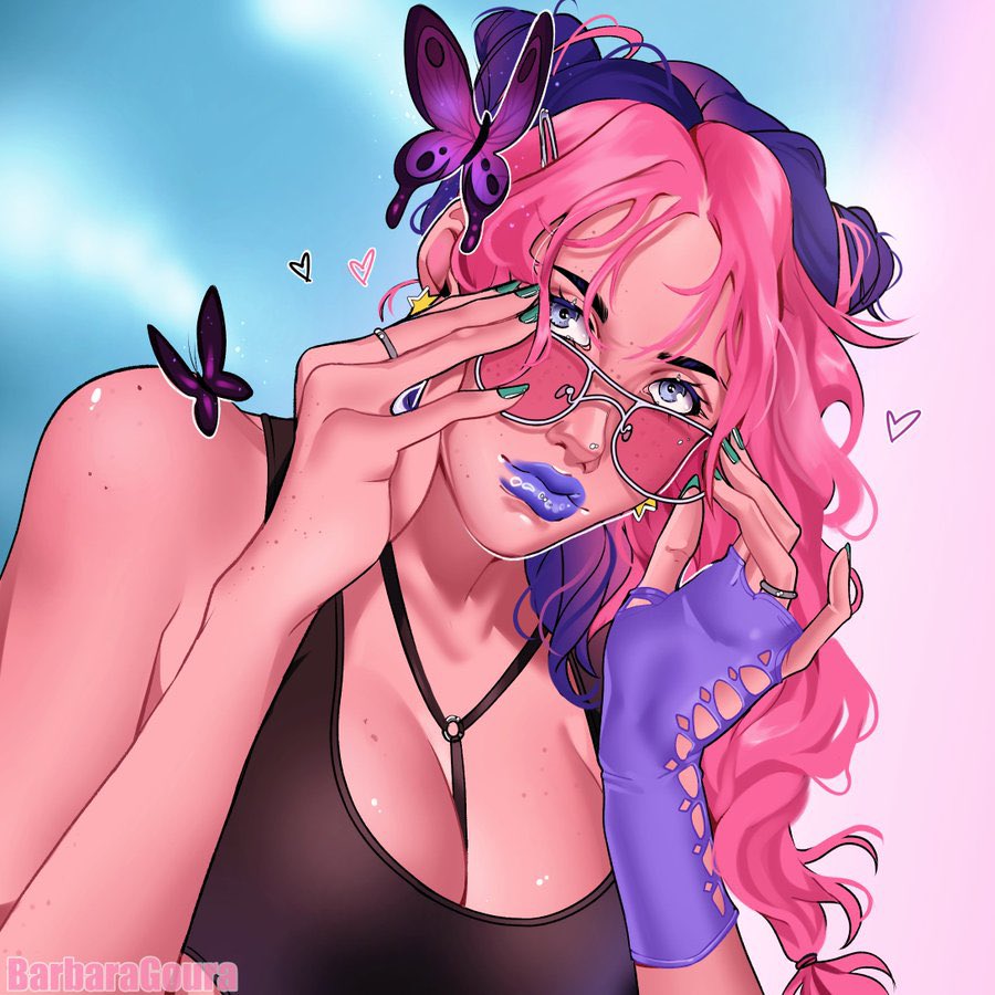 Reposting pink Jolyne 🦋