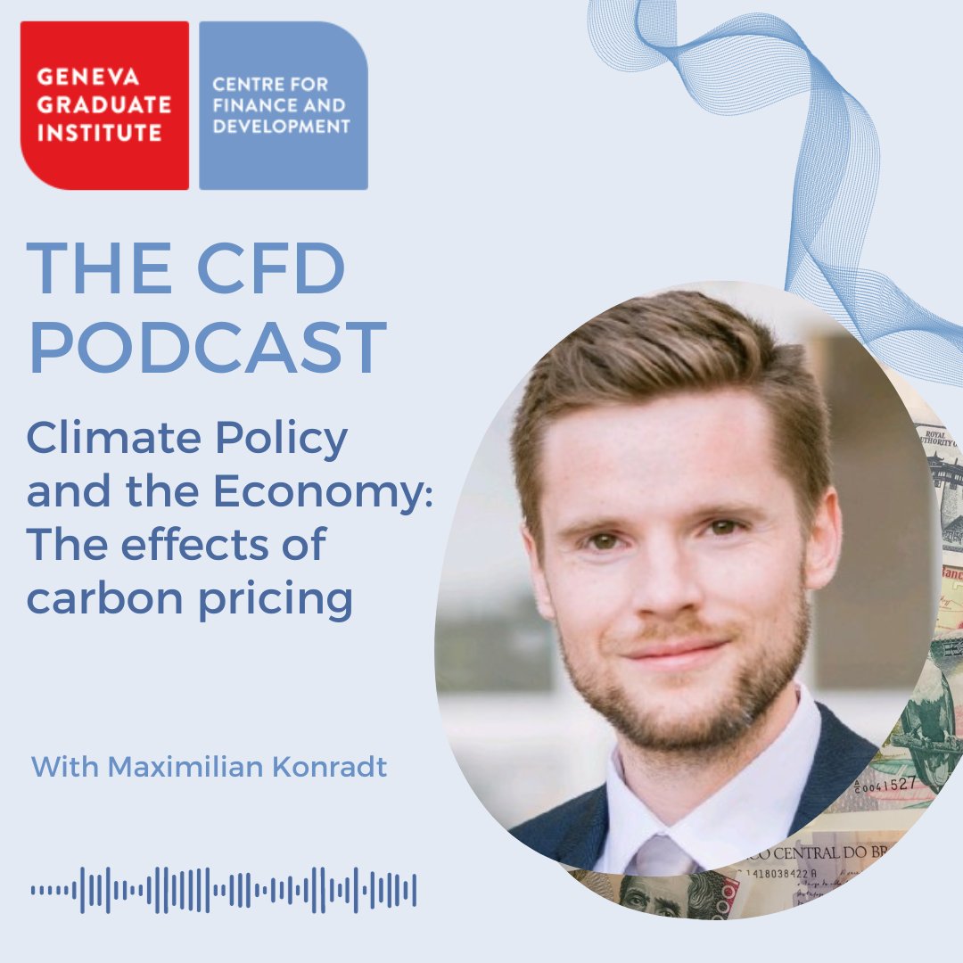GVAGrad_CFD's tweet photo. Episode 2 of The CFD Podcast is out!
https://t.co/OD8yd6rdCV
#IHEID #GraduateInstitute #Finance #Economics #CarbonPricing #EUETS #PolicyAnalysis #Development #Decarbonization #GreenTransition https://t.co/UN3V6Ue7Qa