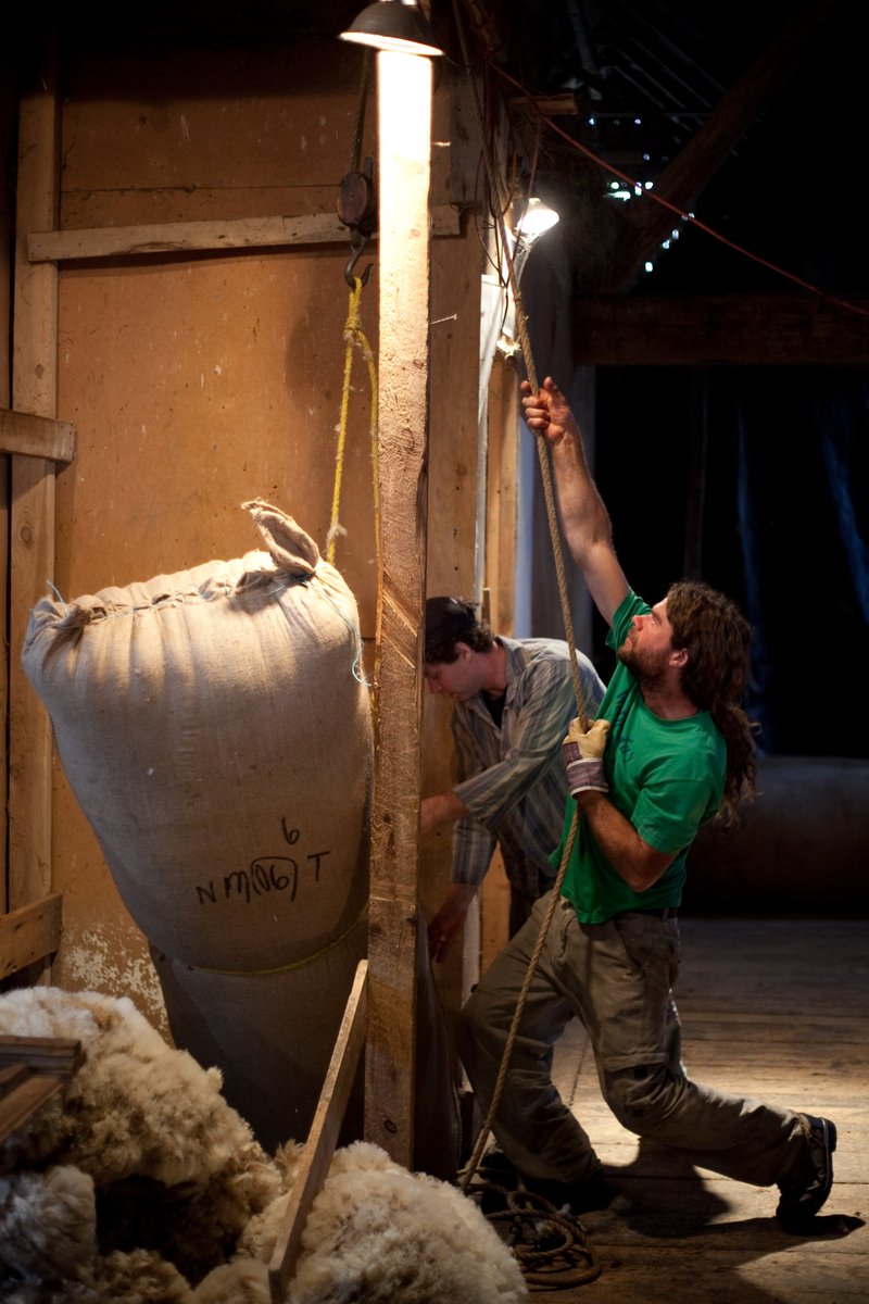 Tribute from Jake to bro Kyle (hauling).  
When partners left, the choice to sell animals in their prime felt bad.
"I will be the shepherd," says Kyle.
A sacred, ancient, bond between human and animal.
The shepherd's weight is heavy.
Concern for the flock takes not a day off.