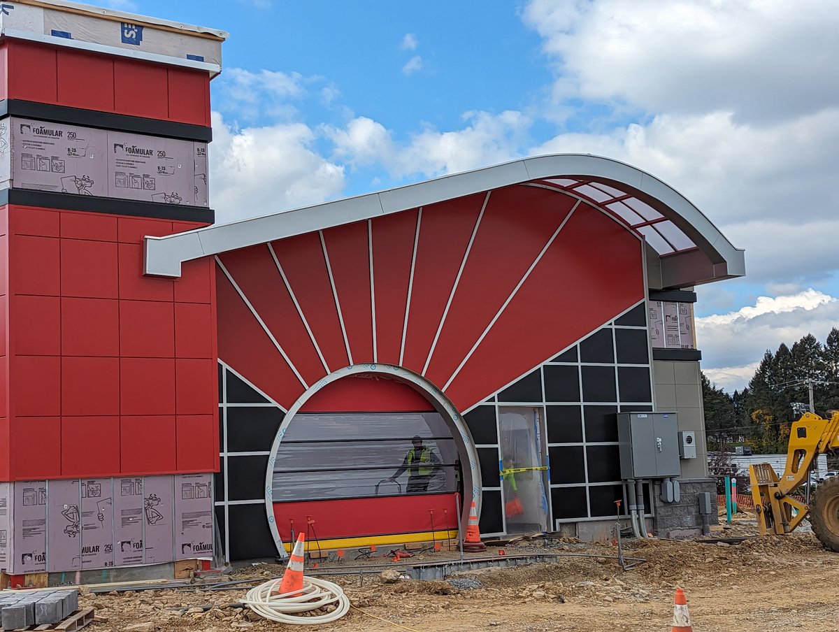 JLArchitects's tweet photo. Construction is progressing on this new #TommysExpressCarWash location in Sinking Spring, PA.  We are looking forward to the grand opening on December 22! #architects #nationallylicensed #commercialarchitect
#WZGStructuralConsultingEngineers
@PEServicesInc
#AmesConstructionInc https://t.co/39uIiSe5D7