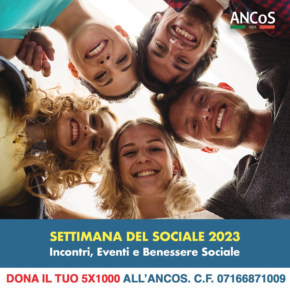 La quinta edizione della Settimana del Sociale offre un ricco programma di 23 eventi. L’iniziativa mira a promuovere temi cruciali attraverso conferenze, premiazioni e incontri.

Leggi il programma  ancos.it/wp-content/upl…