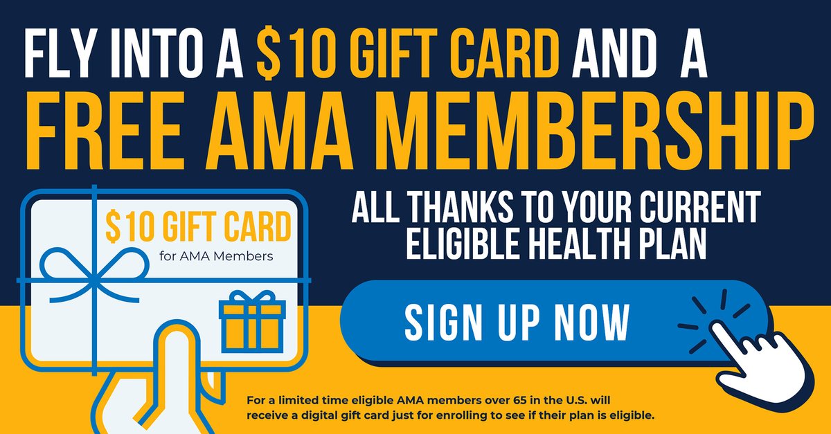 Did you know your health plan may be able to cover your AMA membership if you are over 65?

Visit modelaircraft.org/element3 to get started or learn more about this program.

#IFlyAMA #ModelAviation #MemberBenefits