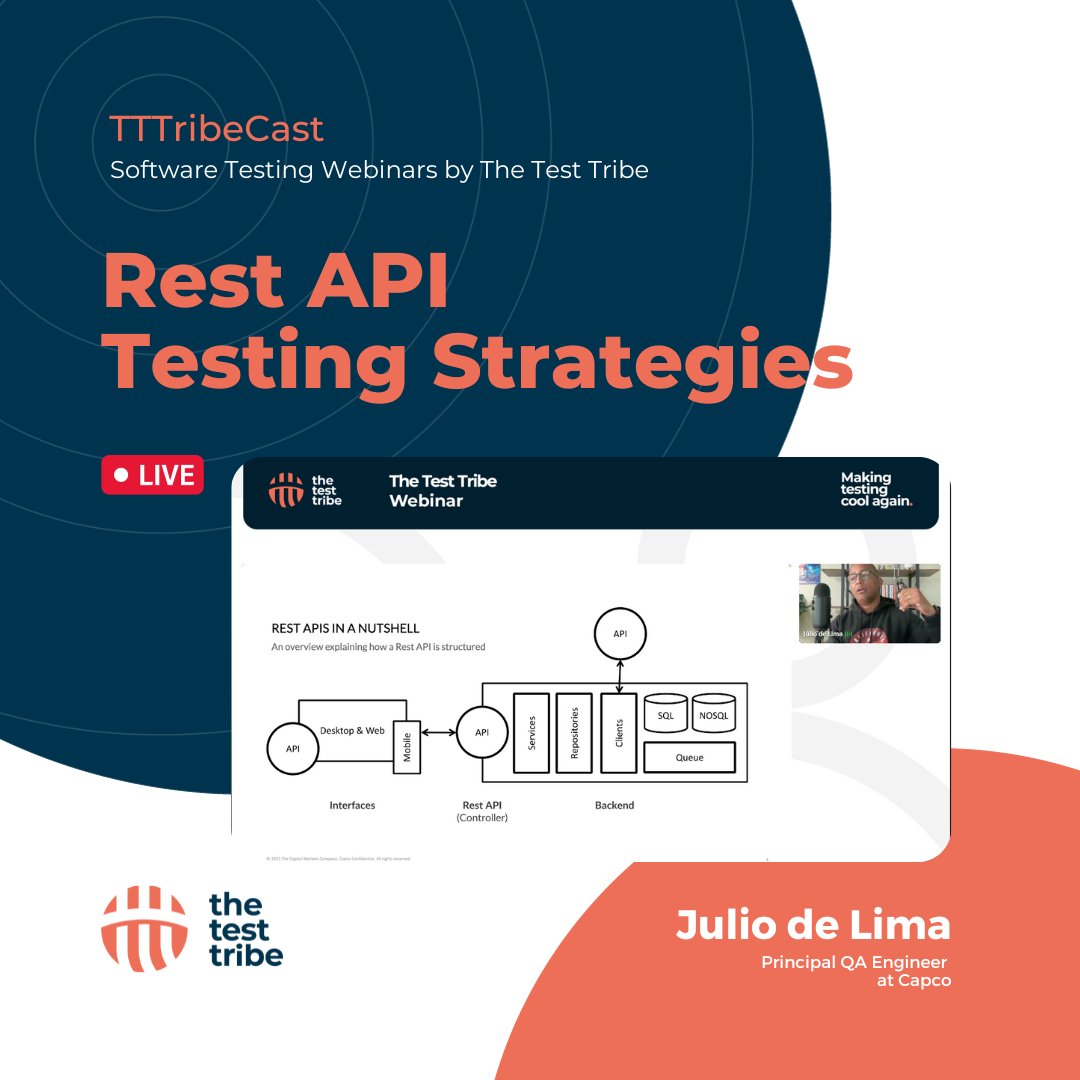 📣 We Are Live with TTTribeCast Webinar by <a href="/juliodelimas/">Júlio de Lima</a> !