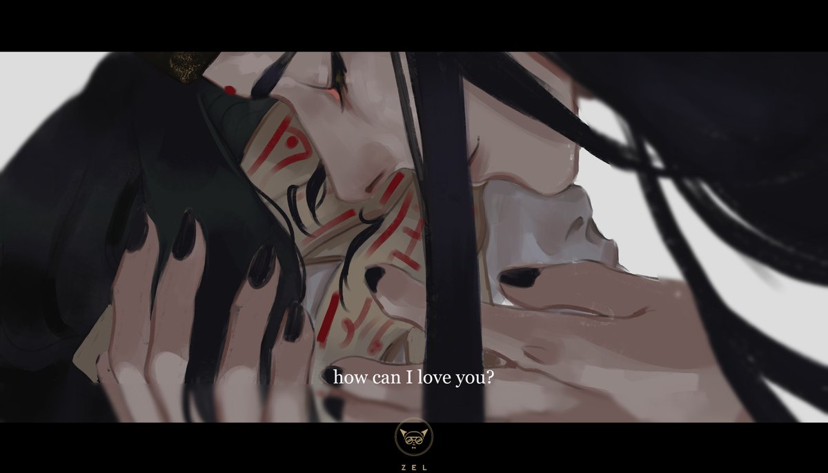 #MDZS #nieyao #niemingjue #JinGuangyao 
--
nieyao is my guilty ship ahaha im a sucker for doomed relationships;/
ironic how the butcher ended up being the butchered.

(poem by: margaret atwood)