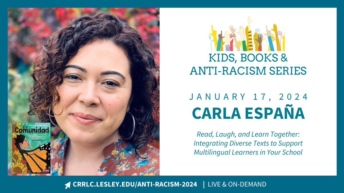 CTRLIT_Teaching's tweet photo. Find out ways you can celebrate children's languages and life experiences through the use of kids' books with @ProfesoraEspana on January 17! 

Register today:
https://t.co/FJnLJ5cW87
*Use code EARLY50 to lock in early bird savings!

#KBARS24 #edchat #education @HeinemannPub https://t.co/Cvd0Fj1bEx