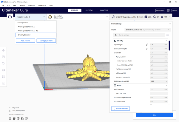 majorgeeks's tweet image. Updated - Ultimaker Cura is the world's most popular 3D slicing application for #3DPrinters.
majorgeeks.com/files/details/…