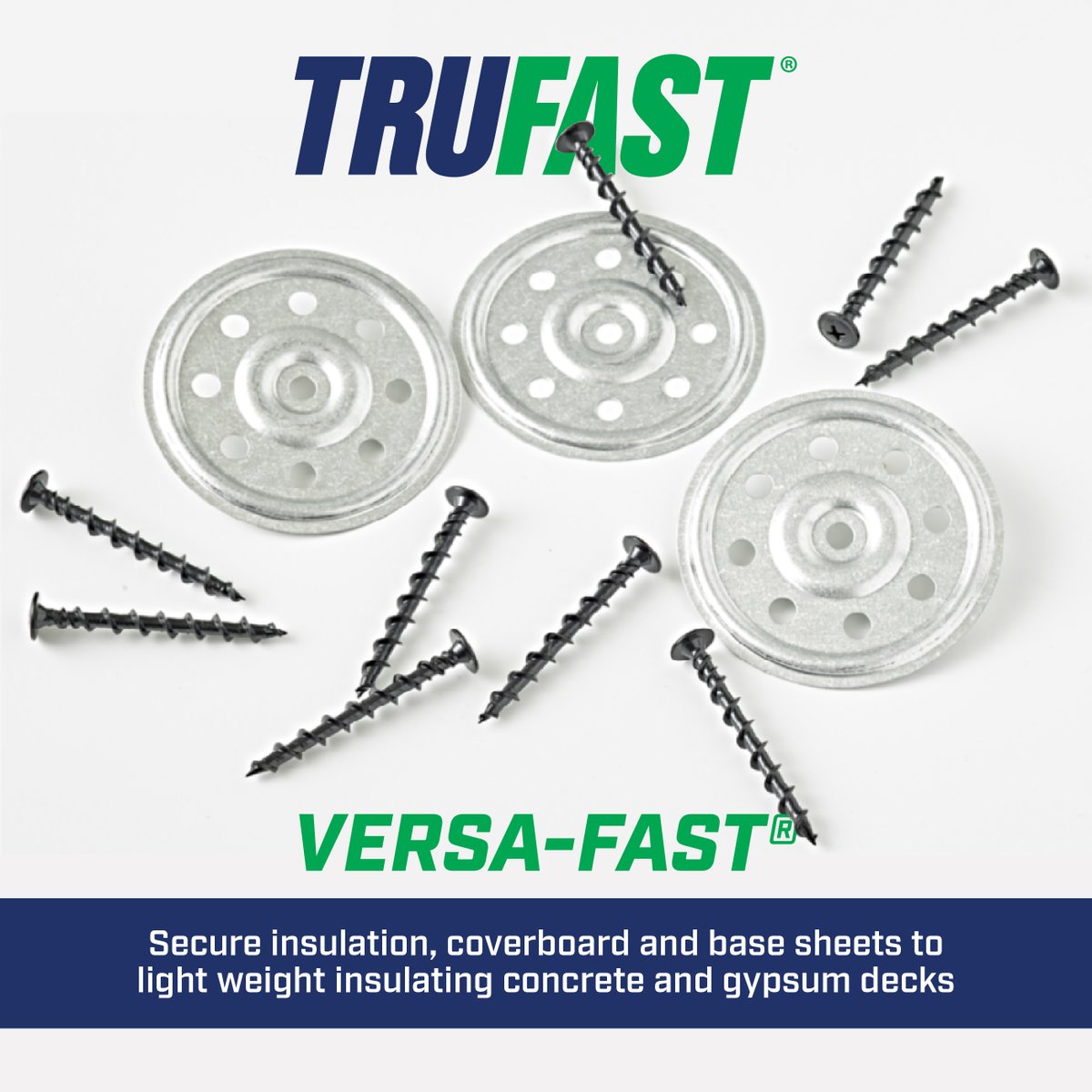 TrufastUSA's tweet photo. TRUFAST® VERSA-FAST® metal plates and exclusive thread fasteners work together to create exceptional pull-out resistance. #TRUFAST #versafast #Roofing https://t.co/is6uAfPR7k