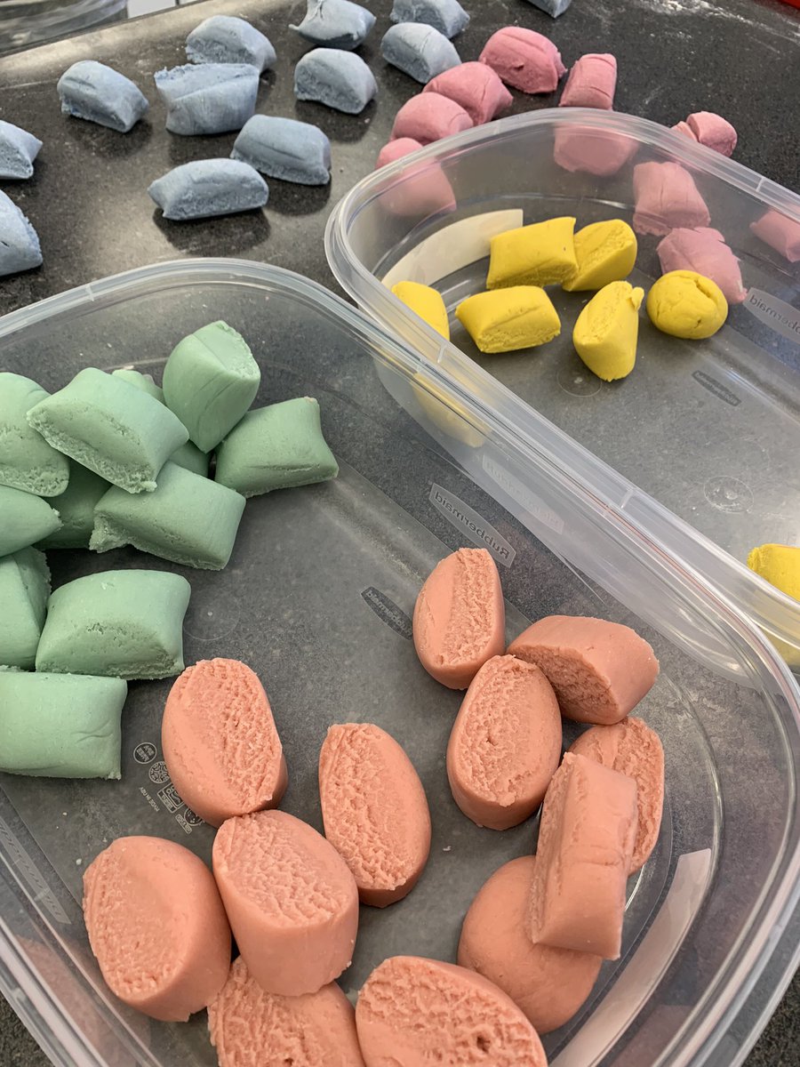 WHCI_FS's tweet photo. Using homemade play dough (prepared by students) to sculpt and label digestive systems to scale. #hfa #nutrition #familystudies https://t.co/dl4lSYTlkt