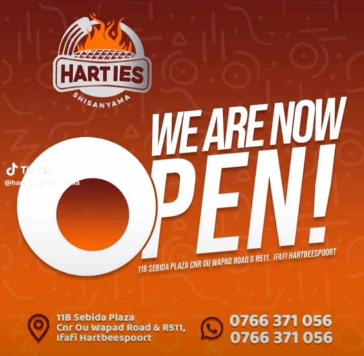 YeezyLufuno's tweet photo. I'll like to thank X family to support @Harties_  shisanyama  so far the store is doing well ....don't forget to tag along your friends to come and taste our food at hartbeesport sedida shopping complex https://t.co/6OahQe9Prr