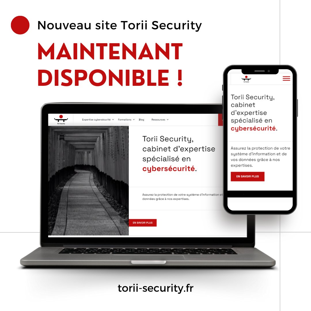 🌐 Le nouveau site #ToriiSecurity est là !
✔️ Complet
✔️ Clair
✔️ Efficace
Et avec de multiples ressources : #articles, #webinaires, #cas client...

Merci à nos partenaires pour ce magnifique travail !

Découvrez le ici  👉 eu1.hubs.ly/H06s2kK0