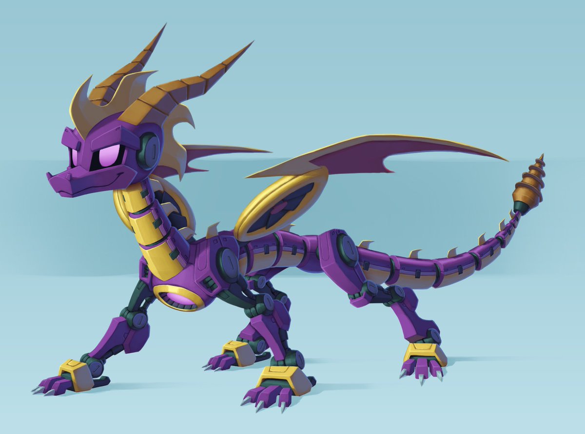 Coolest Spyro ever. 😎 🎨 by @01laserfire01