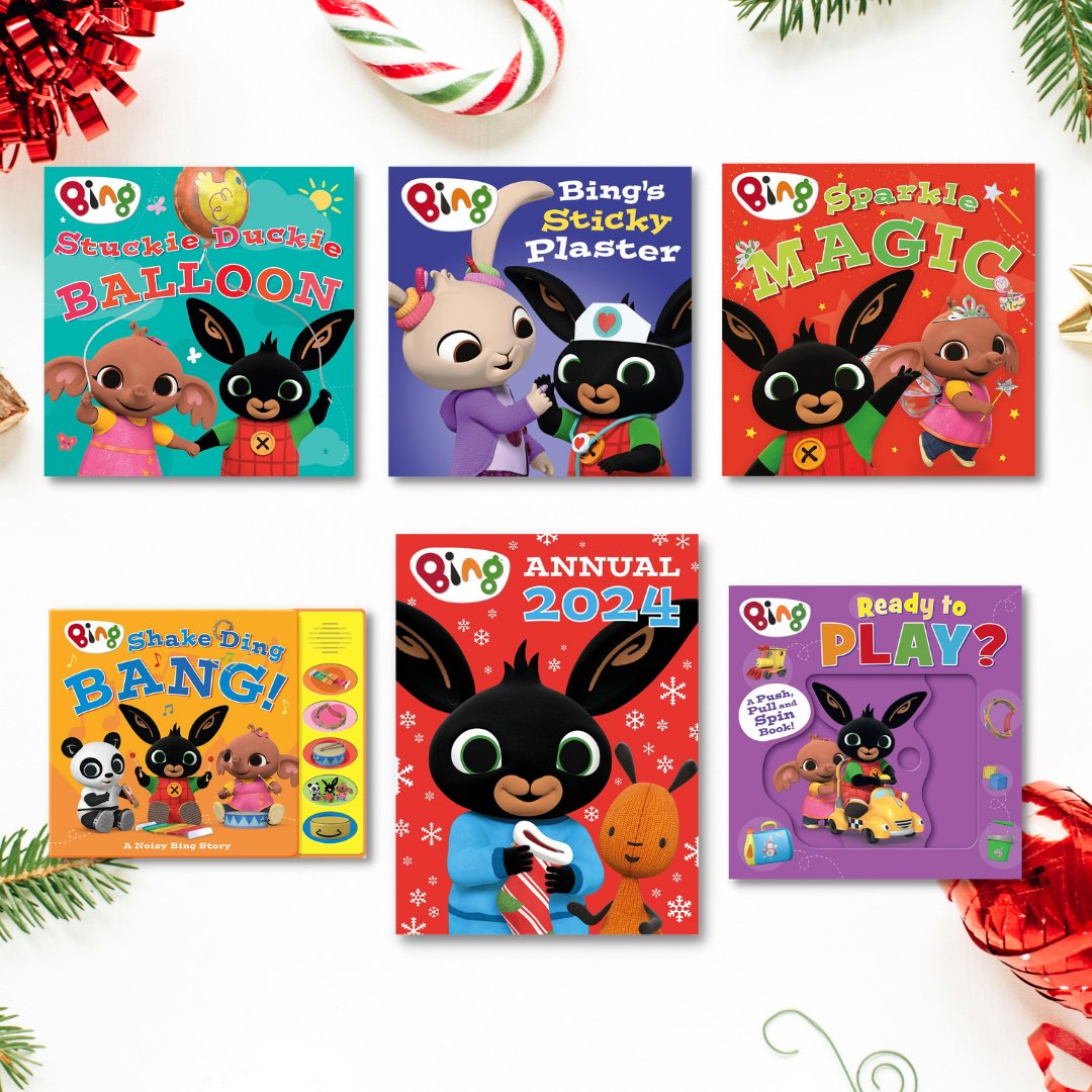 HarperCollinsCh's tweet image. For all the little Bingsters in your life this Christmas! 🐰

Stocking fillers and gifts from interactive books and learning to play, to themes of empathy and friendships. ✨

Shop the latest @bingbunny books for Christmas 🎁 amzn.to/3PI14JA