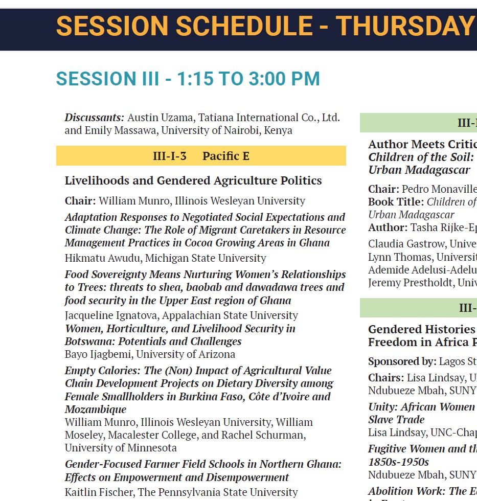 William Moseley (@williamgmoseley) on Twitter photo Looking forward to the annual meeting of the African Studies Association in San Francisco. Please join us for our session tomorrow afternoon at 1:15 <a href="/ASANewsOnline/">African Studies Association</a> Looking forward to the annual meeting of the African Studies Association in San Francisco. Please join us for our session tomorrow afternoon at 1:15 <a href="/ASANewsOnline/">African Studies Association</a>