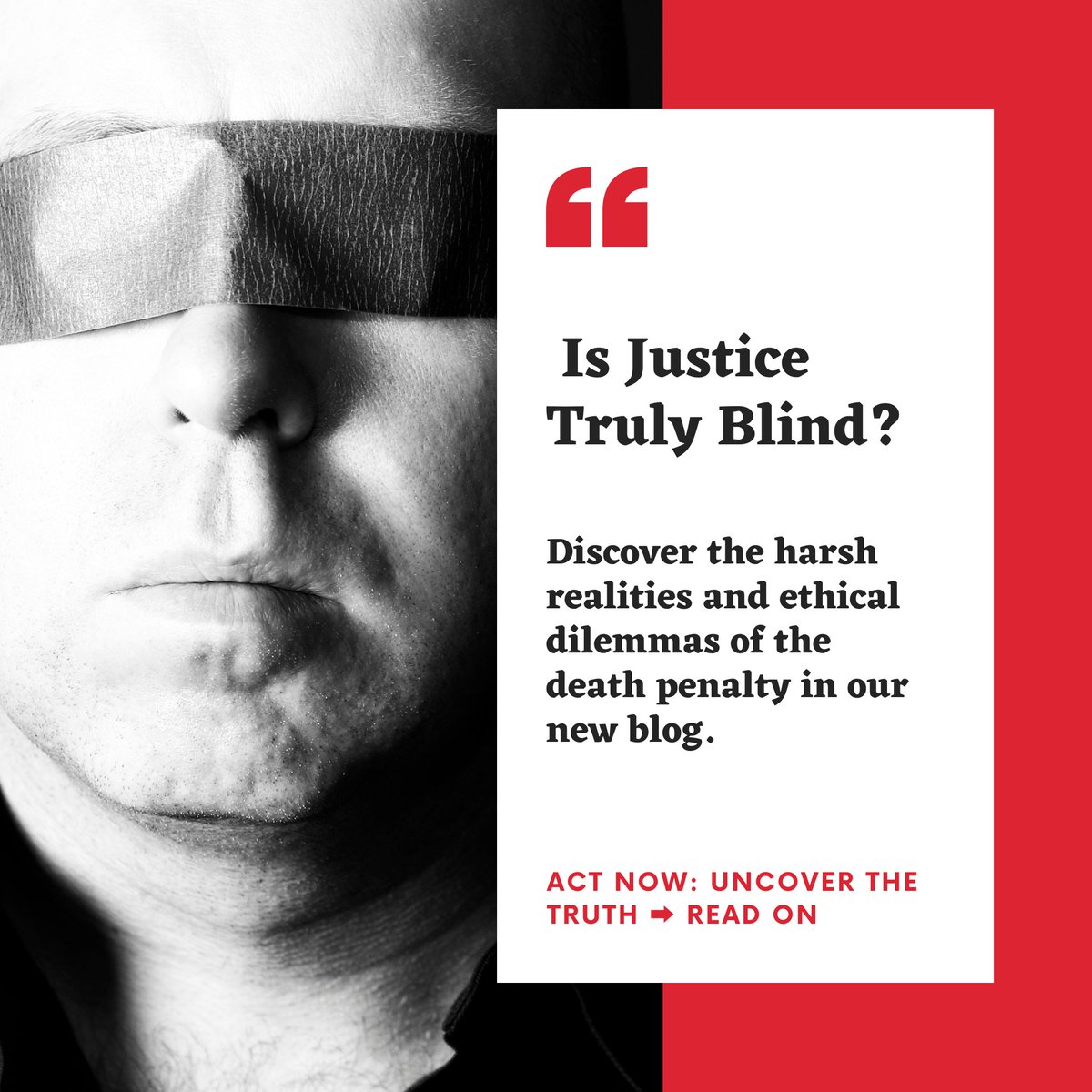 Did you know one of the many flaws of the #deathpenalty is the lack of set principles?🤔💭 There is too much room for error. In our recent blog post, we highlight cases that prove there are cracks in the system. Learn more on our blog: bit.ly/47TvVsc. #capitalpunishment