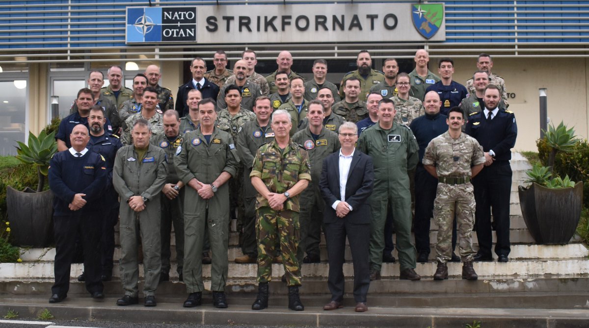 This time at the table, #STRIKFORNATO again connected the skies and the tides 🛩️🌊 Over the last 2⃣ days, the headquarters in 🇵🇹 hosted both the Maritime Air Coordination Conference & the Air-Maritime Coordination Working Group. 📋 This year, the main theme of the Conference…