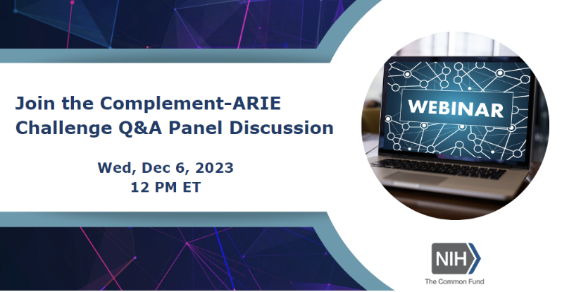 Only 2 more weeks to register for the Complement-ARIE Challenge! Register now to join the webinar and learn more about how your innovative #NAMs ideas could help inform a potential new program bit.ly/3G7SMo9