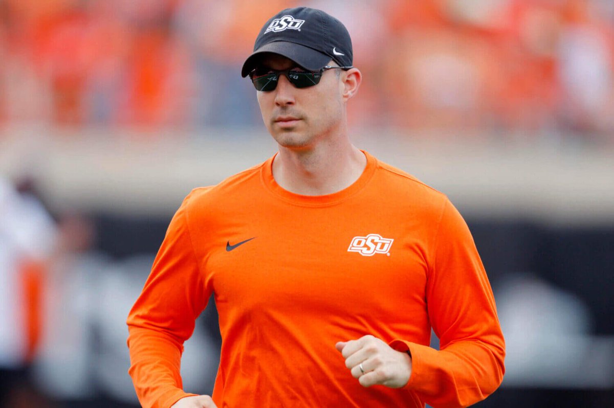 Oklahoma State is playing for a Big 12 title on Saturday with a DC who came from Division II.

How Bryan Nardo got from Gannon University to here - and how Mike Gundy found him - is one heck of a story. Wrote about an improbable pick paying off: bit.ly/3GiLiPk