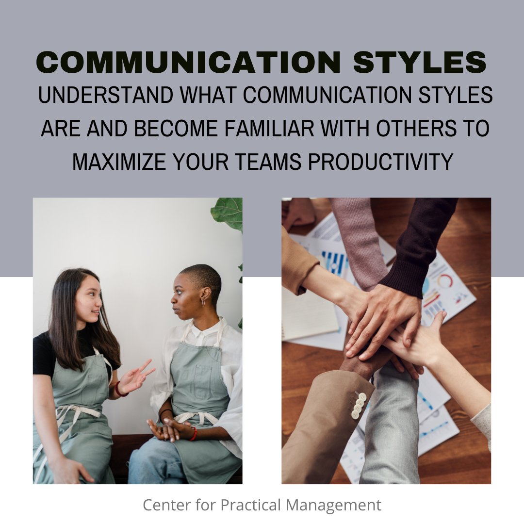 practicalmgmt's tweet image. One of our favorite Leadership Labs we offer is on Communication Styles. Our communication styles lab can help you understand your communication style and boost productivity amongst your team.