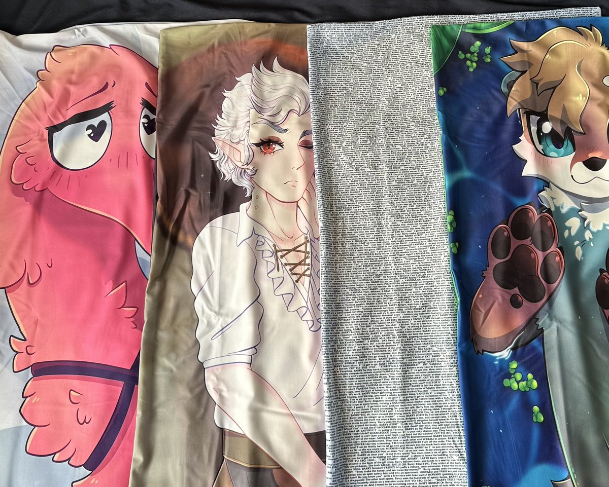 MLPFIMTPM's tweet photo. The dakis are here and we’re so excited. 

I’ll be working on store photos soon, listings are still available to 💰🔗

And yes. Again. That IS the entire bee movie script. Can’t wait to show how the backside came out 😂🐝 https://t.co/la0PQXhYJK