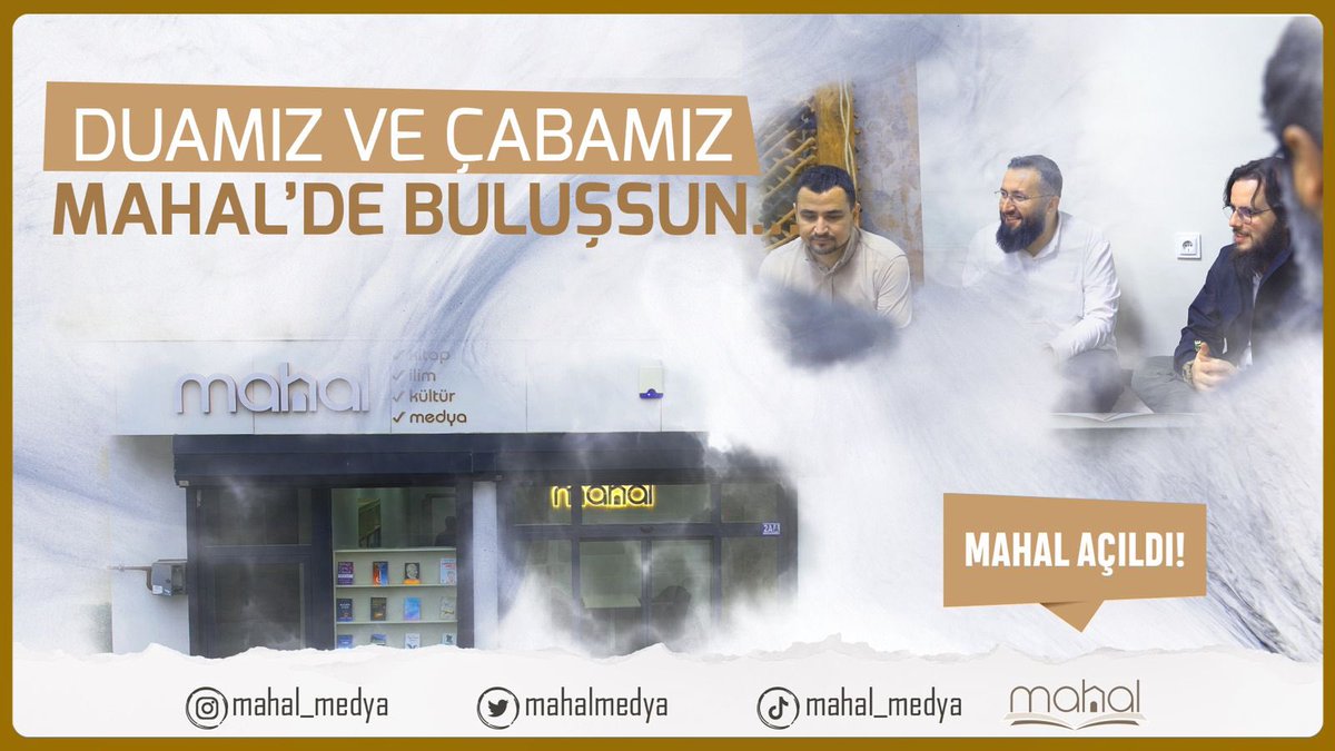mahalmedya's tweet photo. Duamız ve Çabamız Mahal’de Buluşsun… https://t.co/EA90YmfkOY https://t.co/0dzPG5Mmwt