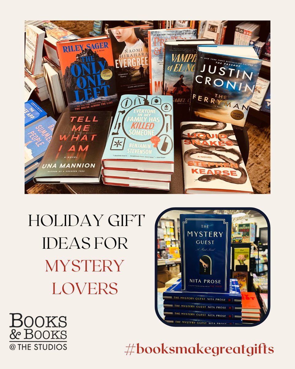 Mystery lovers, don't miss Nita Prose's follow up to her runaway bestseller, The Maid! Next up, The Mystery Guest, shop.booksandbookskw.com/book/978059335…

#EveryoneGetsABook