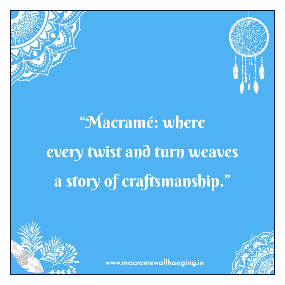 Macramehanging's tweet photo. Discover the artistry in every knot and weave. 🌿✨ Macramé: where every twist and turn weaves a story of craftsmanship. Explore the magic at https://t.co/LCRvYm9Lez 🧡 #MacrameArtistry #HandcraftedBeauty #WeaveYourStory #ArtisanCraft #MacrameMasters #HomeDecorInspo https://t.co/6XAUFJEQpG