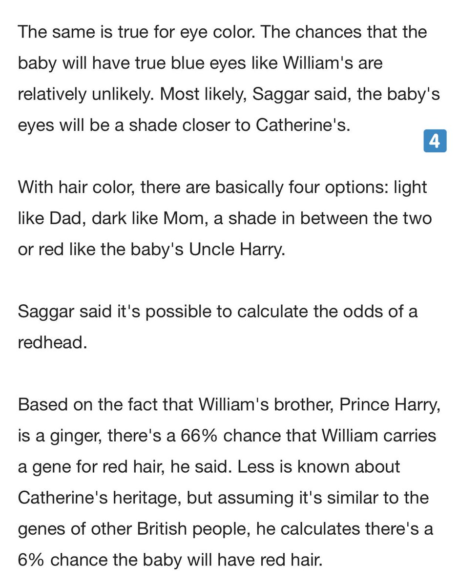 marlene_hitch's tweet photo. 1/This was printed in a NEWSPAPER about George when Catherine was pregnant.  For the world to see. Not in some 1 pvt conversation with 1? 2? Multiple?  Who knows. #Endgame #MeghanMarkIeisaLiar #MeghanMarkleIsAGrifter #MeghanAndHarryAreEmbarrassing #HarryAndMeghanAreFinished https://t.co/dXUDezoBll