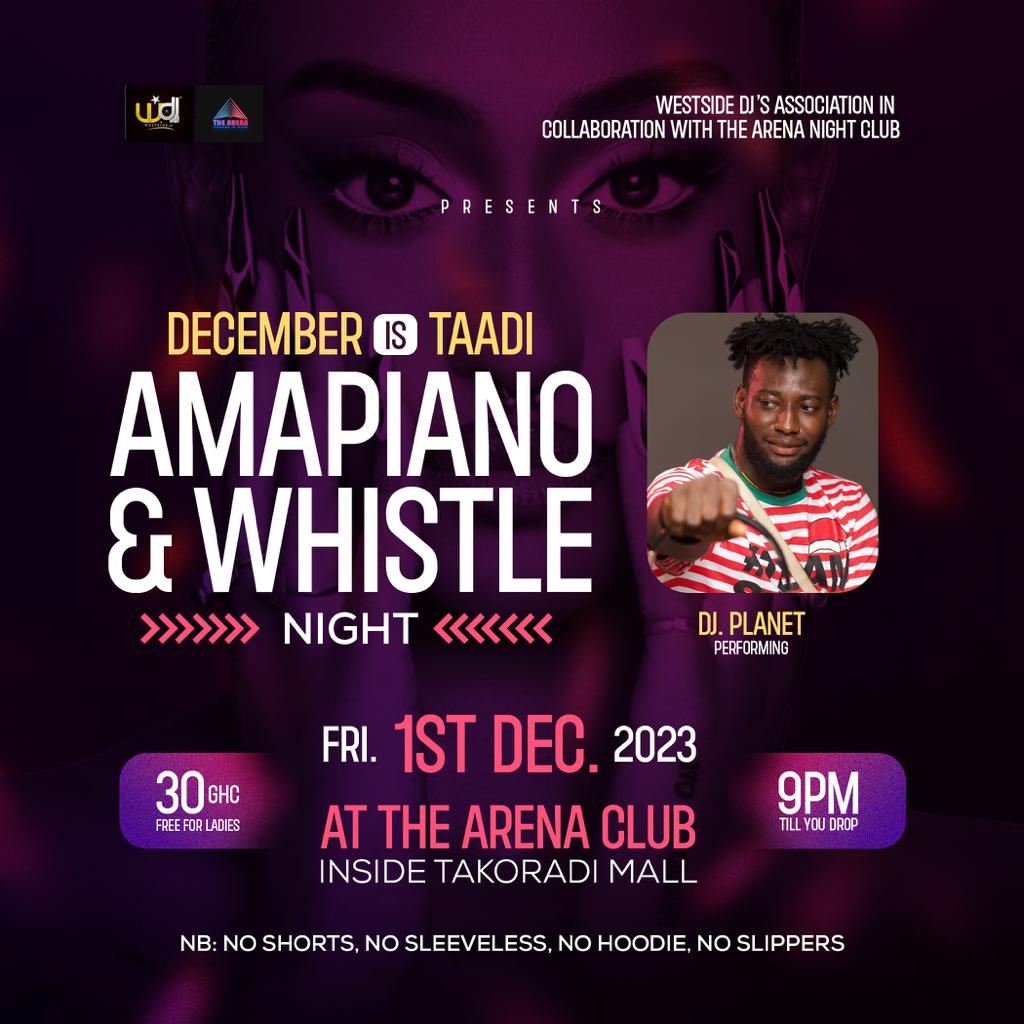 TheWestsideDJs's tweet photo. #decemberIsTaadi
#amapianoANDwhistle
#WestsideDJs
#XmasInTaadi https://t.co/lvAJK9mYr5
