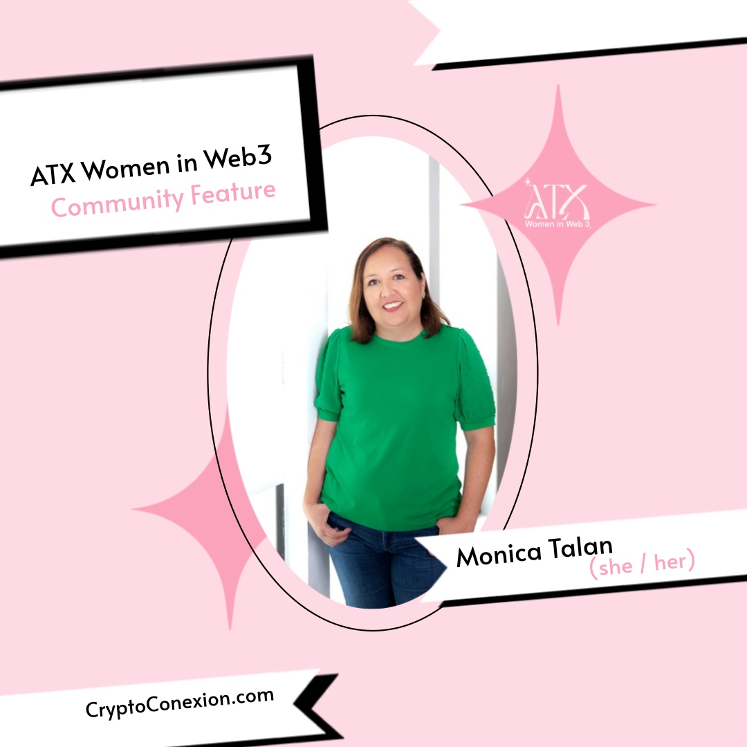 atxwiw3's tweet photo. 🌐Happy #Web3WomenWednesday!🚀Meet Monica Talan, the force behind @CryptoConexion supporting Spanish speakers on their Web3 journey. From Mexico City to Austin, Monica loves the unbeatable vibe, music & tech culture.
Connect with her: https://t.co/bOqGIfseiC💡👩💼 #LatinxInTech https://t.co/kxTFbzBU3q