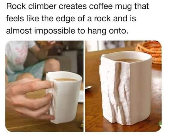 OrrSmog's tweet photo. Ich glaube das wäre eine passende Tasse für @Twitch_Maty 🤔
Trainieren auch ohne Boulderstudio. https://t.co/OUgz2ubcMh