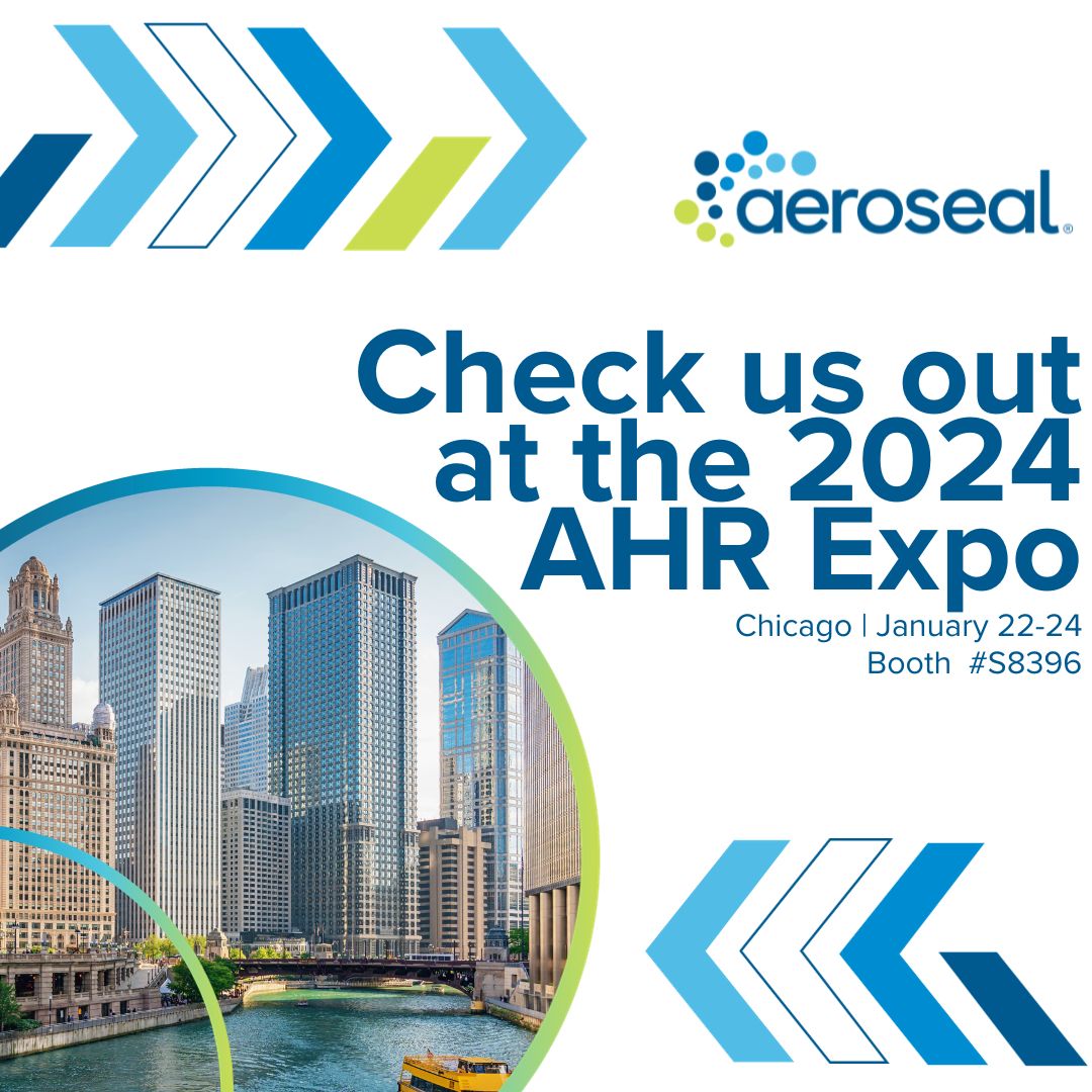 53 days until the 2024 AHR Expo in Chicago! We'll be at booth #S8396 in the South Hall.

Register at registration.experientevent.com/ShowAHR241?mar… and use promo code EXIV8308AHR

Hope to see you there!

#2024AHRExpo #Aeroseal #HVAC <a href="/ahrexpo/">AHR Expo</a>