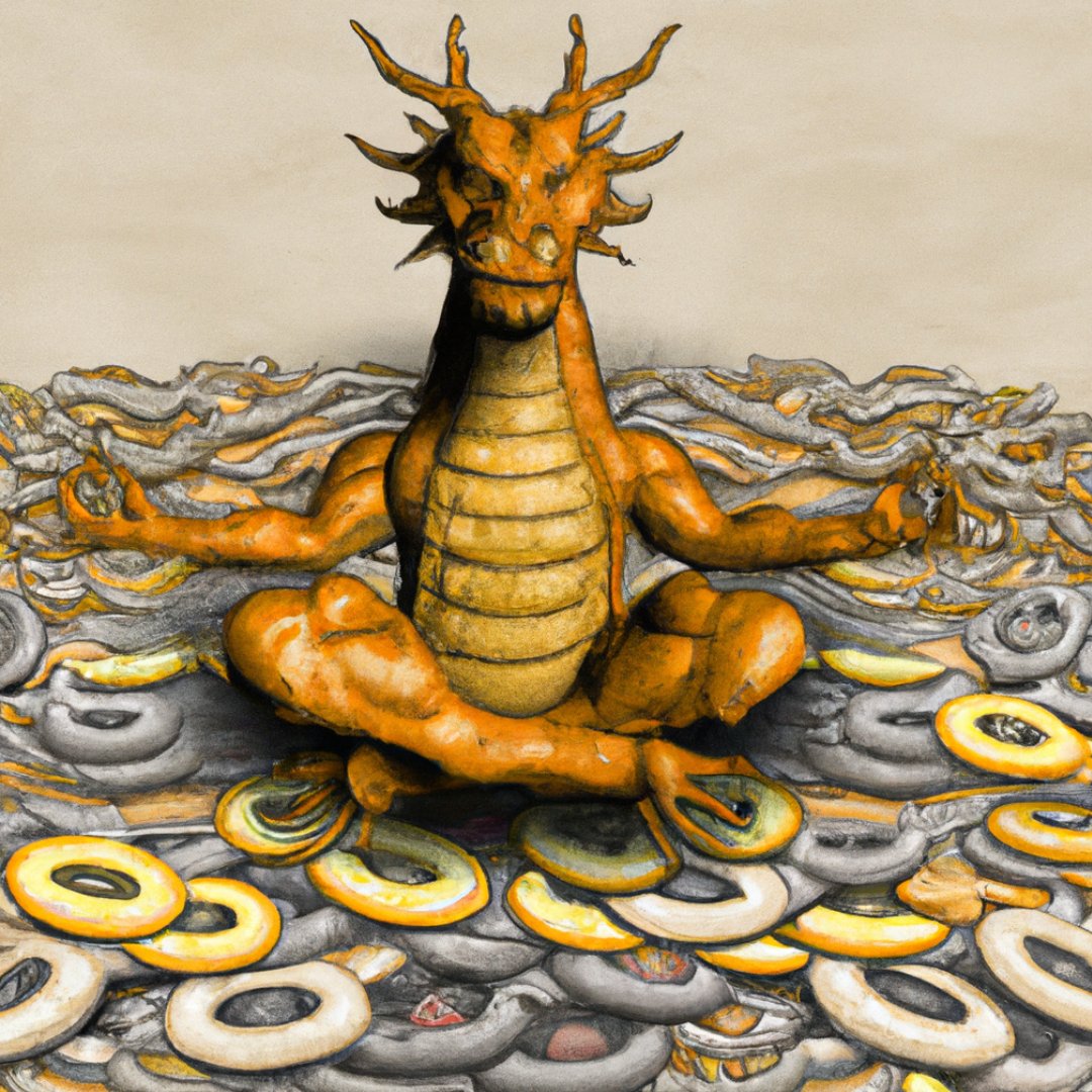 DragonLaughs's tweet photo. Finding inner peace with DRGL – where crypto meets tranquility with a touch of laughter! ☯️🐉😌 #CryptoZenLaughs https://t.co/nrbBUsu3AK