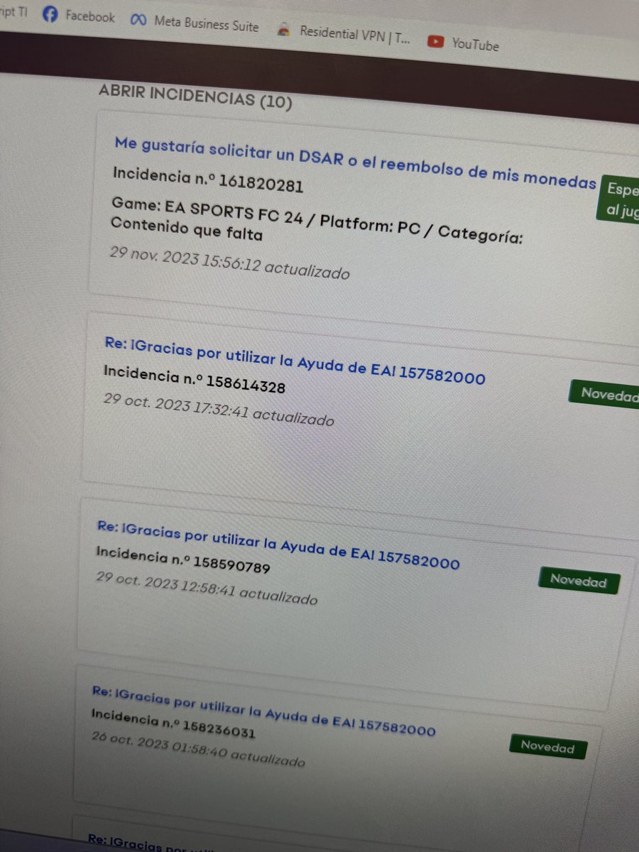 piojotech's tweet photo. @EAHelp más de 10 incidencias intentando que me devuelvan mis monedas por que nunca me dieron al jugador que compré hace más de 1 mes, hoy recibí un correo donde mi cuenta ya no la monitorean y me percaté que me metieron ban, razón?? ninguna. Espero por aquí me solucionen. @EA https://t.co/5T6CdaRMKC