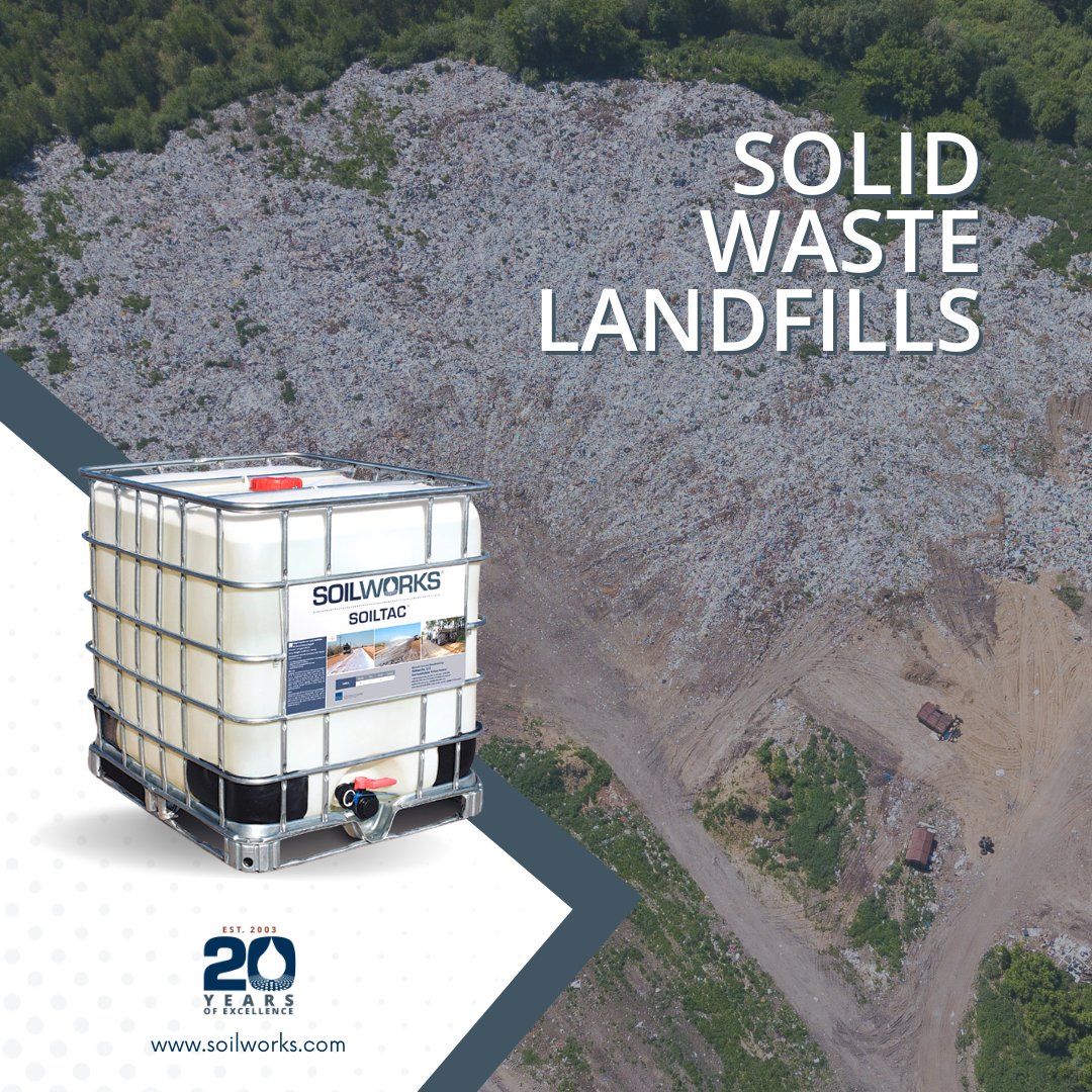 Soilworks's tweet photo. 🚜💨 Leading in dust control and soil stabilization, Soilworks excels in unpaved areas, yards, stockpiles, and landfills.🌿Discover more about our sustainable solutions at https://t.co/mCiQjO1TS6.
#Soilworks #Soiltac #dustcontrol #soilstabilization #landfill #ecofriendly https://t.co/DcFiGhfBhs