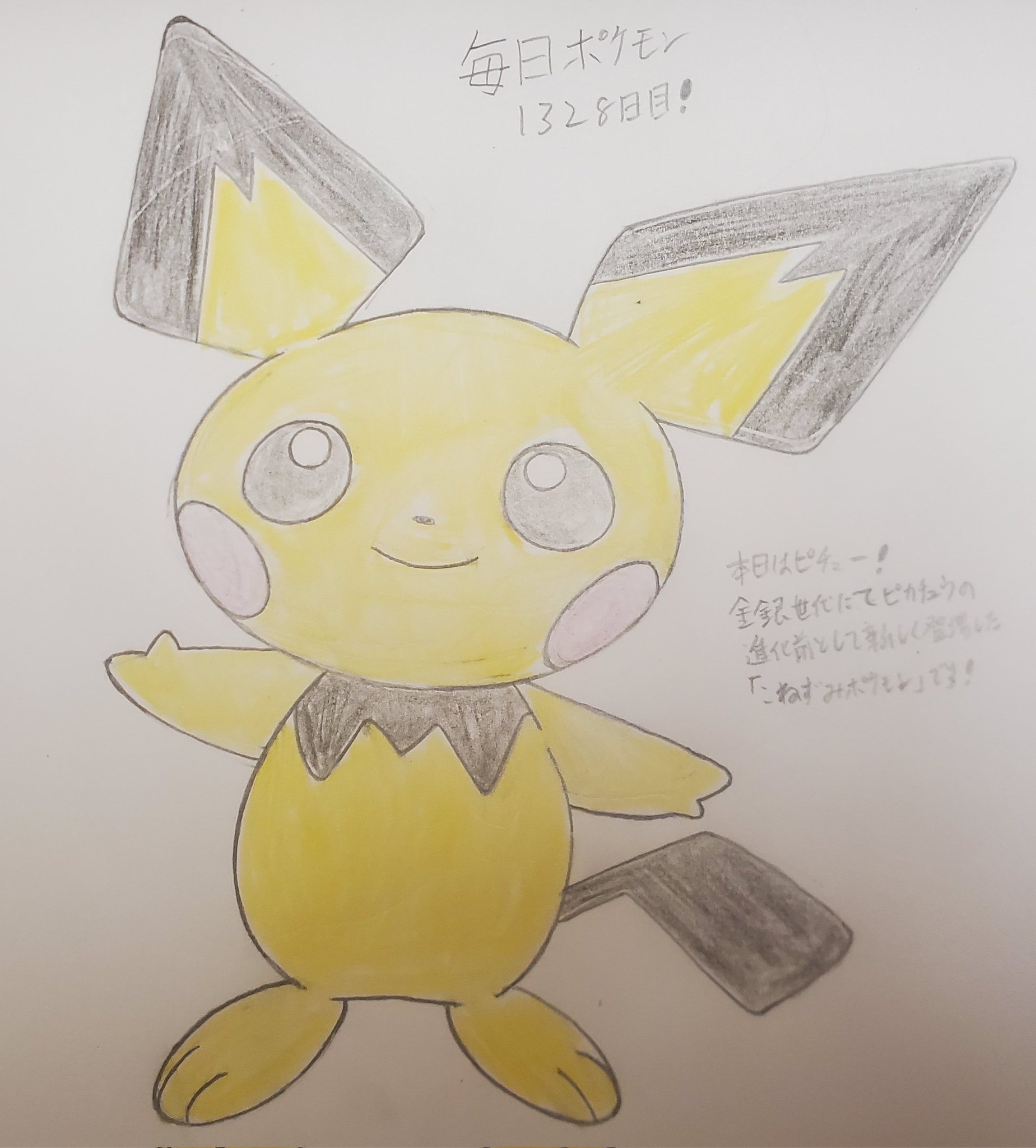 初期ピカチュウ　ハンドメイド（こねずみカラー） ピカチュウねぶくろコレクション プライズ版に、初代御三家
