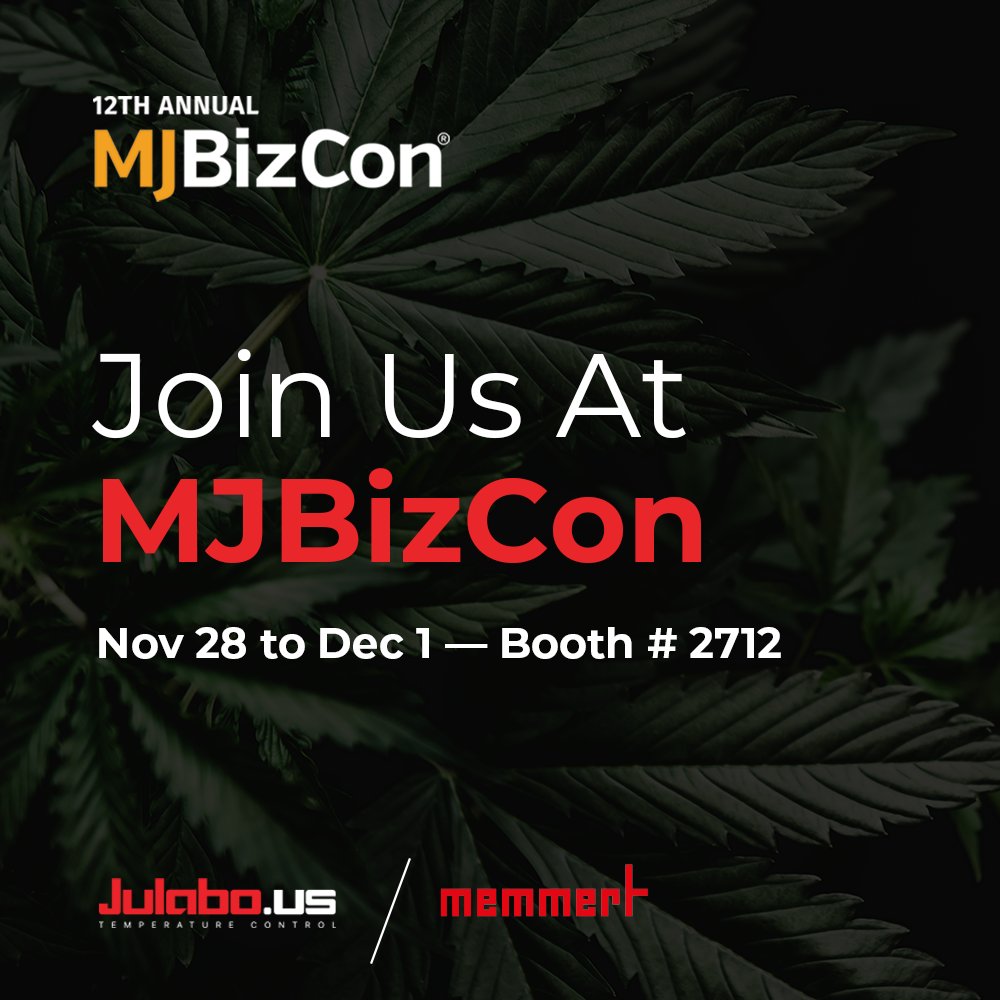 memmertusa's tweet photo. Today is day 1 of MJBizCon! Come see the Memmert USA and Julabo USA team at booth #2712
#memmertusa #julabousa #cannabisindustry #mjbizcon #labequipment https://t.co/K0BxQImy2b