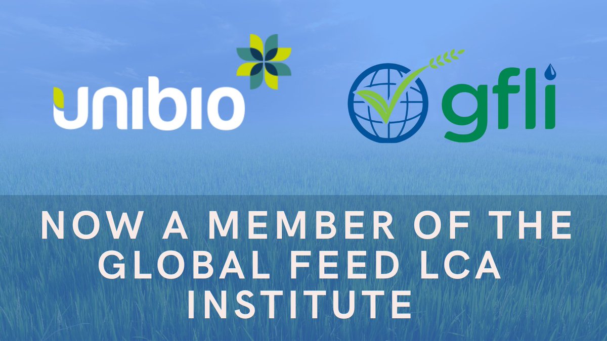 🔊It's official: We're a member of the Global Feed LCA Institute! #AnimalNutrition #Sustainability #EnvironmentalAssessment unibio.dk/unibio-becomes…
