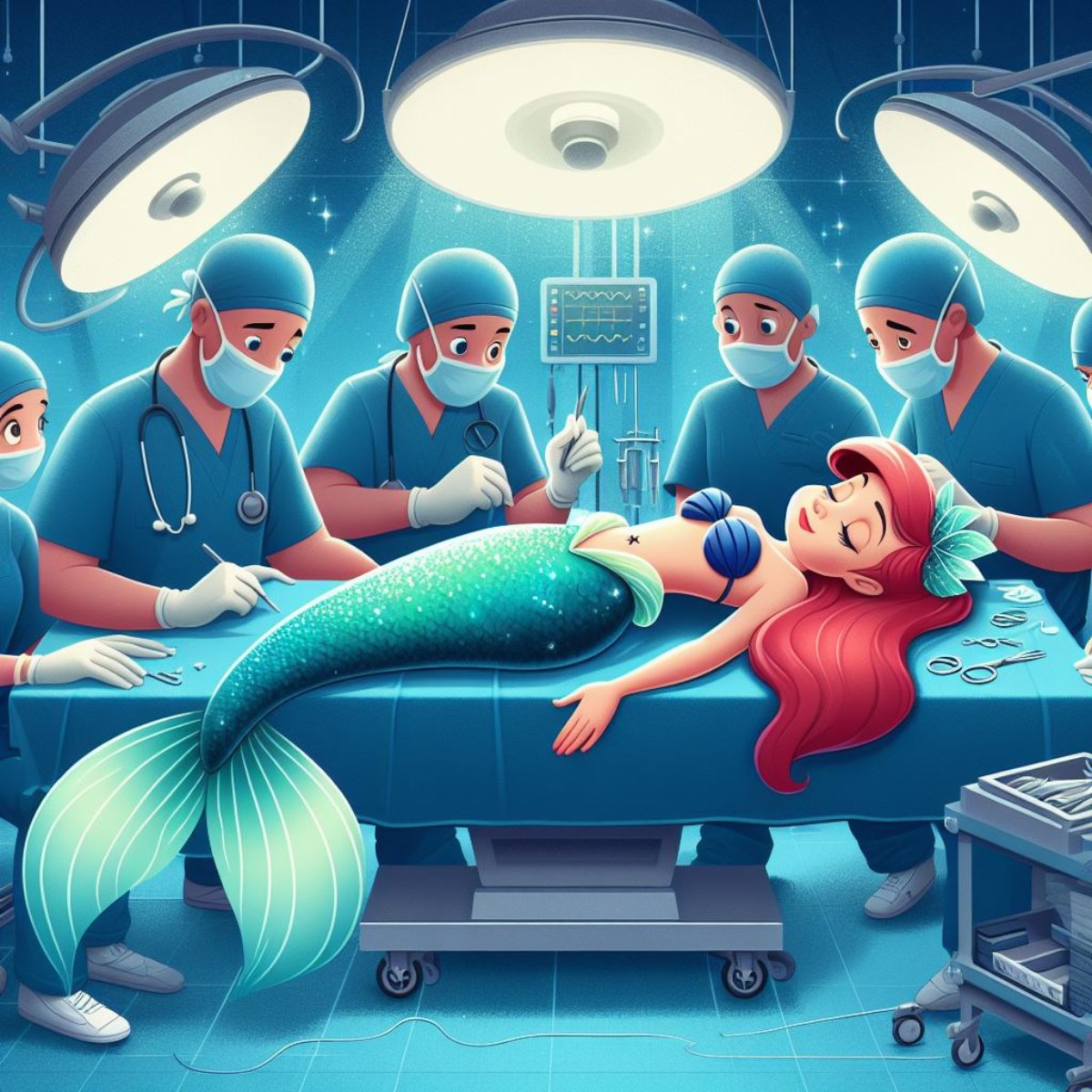 rplusplus's tweet image. Grande première en #France : une patiente a retrouvé la parole suite à une greffe de larynx ! 
La petite sirène aurait mieux fait de se rendre au @CHUdeLyon pour retrouver sa voix ! 🧜🔽
#MedTwitter #Greffe #PetiteSirène